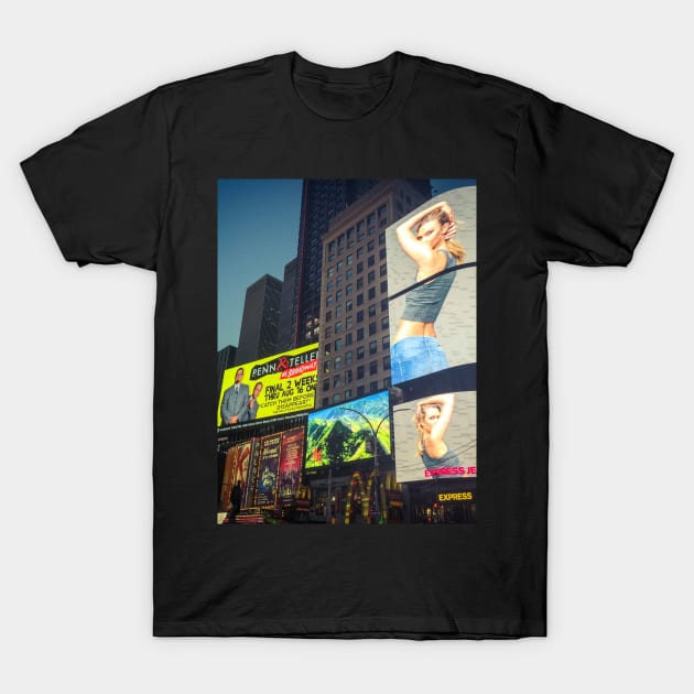 Times Square Manhattan NYC T-Shirt by eleonoraingrid